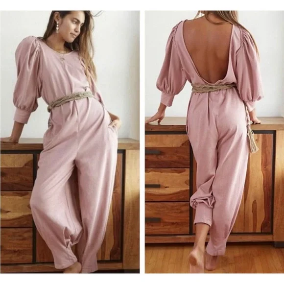 Free People Jackie One Piece Jumpsuit NWT Size Medium - Picture 1 of 15